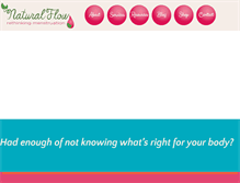 Tablet Screenshot of naturalflow.us